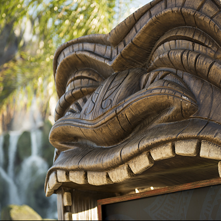 Tiki Head at Volcano Bay