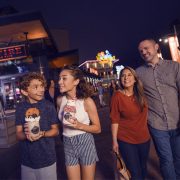 Family walks through Citywalk with Smiles