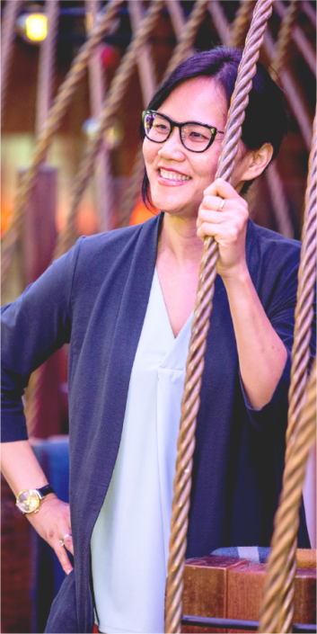 Universal Creative Team Member standing in a CityWalk resturant